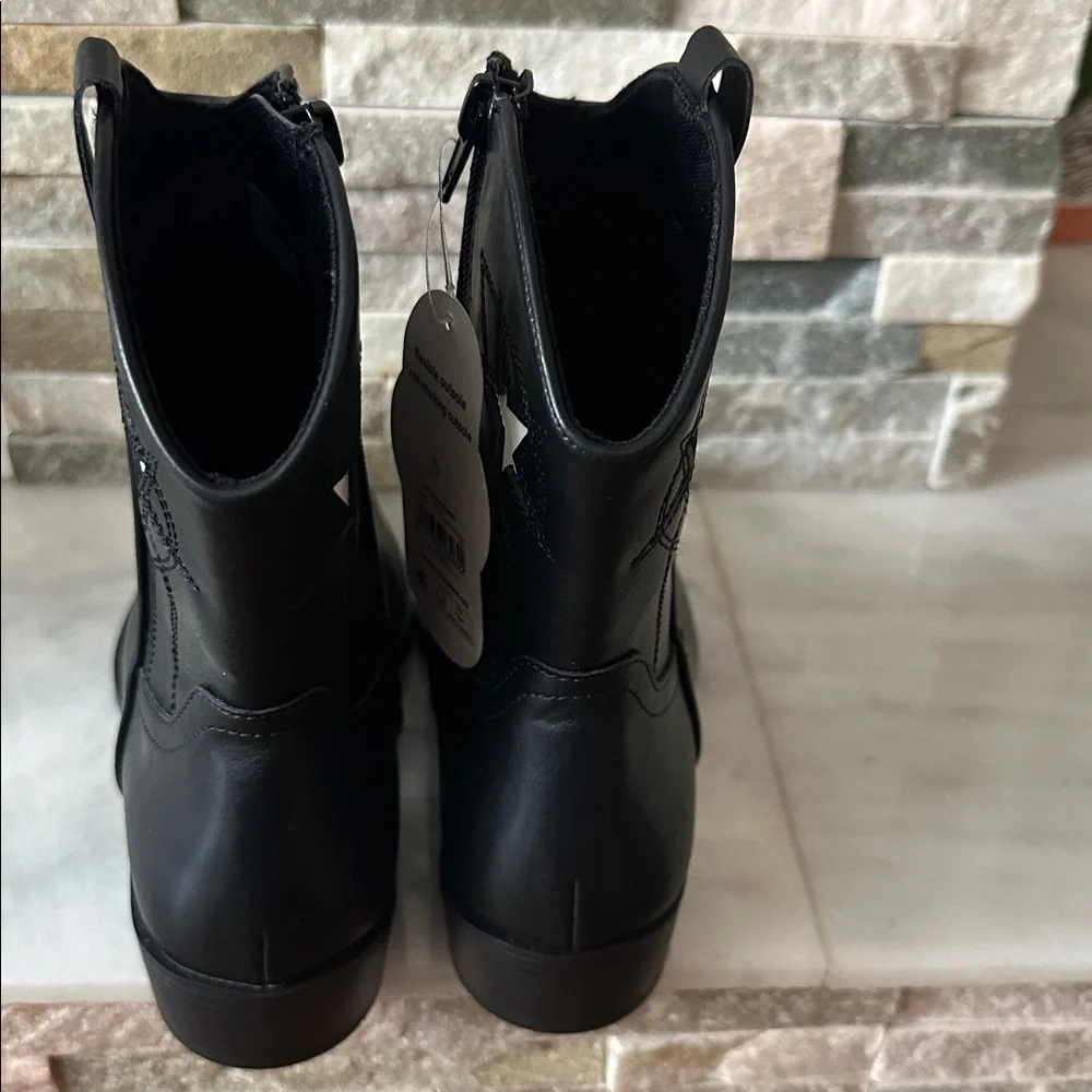 Wonder Nation Big Girls Star Western Cowgirl Boots Size 5
